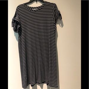 Blue stripe dress by Lauren Conrad